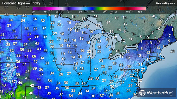 One-Two Punch Of Snow Hits Great Lakes, Northeast | WeatherBug